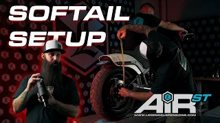 The BEST Setup For AIR Suspension On Softail's