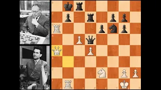 17-я партия Таль - Ботвинник, матч за звание чемпиона мира по шахматам 1960, Москва. (1-0)