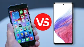 Budget Phone Battle: iPhone SE 2022 vs. Samsung A53 5G