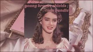 👥 young brooke shields [@brooke shields during her early teen days] — twin bundle