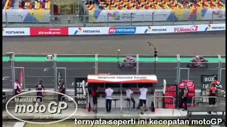 Ternyata seperti ini kecepatan MotoGP di Mandalika #mandalikasirkuit