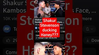 Shakur Stevenson Exposed for Ducking Devin Haney!