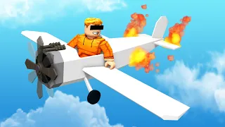 roblox plane crash physics