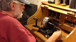 edison 1878 tinfoil phonograph / testing