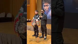 Naoya Inoue flexes undisputed belts to Luis Nery in first encounter!