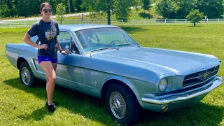 HOW MANY FACTS CAN A LADY TEACH YOU ABOUT THE 1965 MUSTANG? (REVIEW & DRIVE)