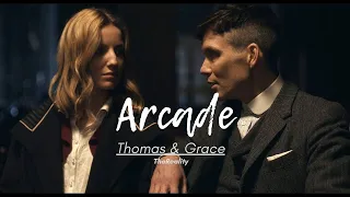 Arcade (lyrics) - loving you is a losing game | Tommy & Grace | Peaky Blinders