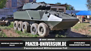 Mowag Piranha IIIC 10x10 Prototyp - Live Demonstration - Panzerweekend Full-Reuenthal 2023