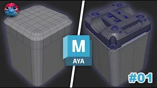 Let's try the new boolean tool on Maya 2023 and retopo ! Timelapse - part #01