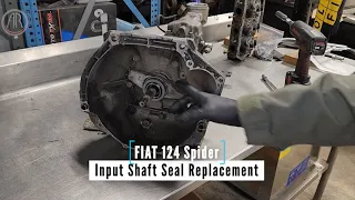 FIAT 124 Spider Input Shaft Seal Replacement - Auto Ricambi