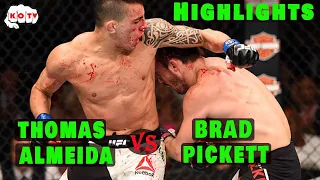 Brad Pickett Vs Thomas Almeida | UFC 189 | Best Moments