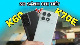 So sánh chi tiết Xiaomi Redmi K70E và Xiaomi Redmi K60: Nên xem kỹ trước khi mua!