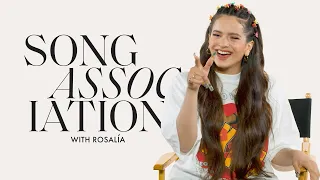 ROSALÍA Sings Shakira, Ozuna, and "Malamente" in a Game of Song Association | ELLE