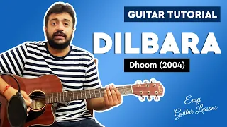 Dilbara Guitar Lesson | Dhoom (2004) | Guitar Chords | Pickachord