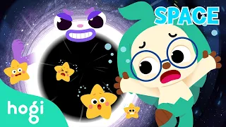 Watch out of Black Hole! | Hogi's Outer Space Adventure | Pinkfong Planet song | Learn with Hogi