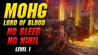 [Level 1] Mohg, Lord of Blood, skipping Nihil without Bleed [RL1 No Hit/Damage] – ELDEN RING