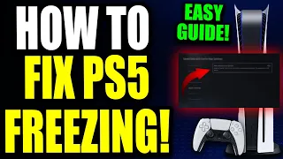 PS5 Freezing Up? Try THIS! How to Fix PS5 Freezing Mid Game or on Home Screen!