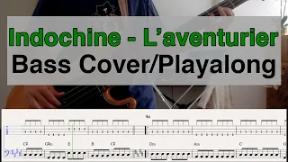 Indochine - L'aventurier - Bass Cover & Playalong
