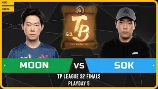 WC3 - [NE] Moon vs Sok [HU] - Playday 5 - TP League S2 Finals