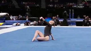 Jade Carey FX (New Routine) US Gymnastics Championships 2022