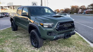 The one that got away… Army Green 2020 Toyota Tacoma TRD Pro