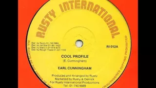 Earl Cunningham - Cool Profile + Dub - 12" Rusty Int. 1983 - KILLER LOVERS ROCK 80'S DANCEHALL