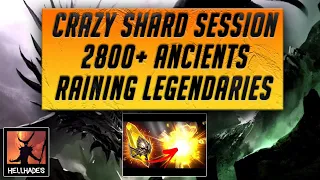 RAID: Shadow Legends | CRAZY SHARD PULL!! 2800+ ANCIENTS ITS RAINING LEGENDARIES!! KRAKEN ACCOUNT!!