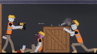 People Fight Each Other On Construction Zone In People Playground (5)