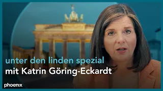 'unter den linden spezial' mit Katrin Göring-Eckardt (Spitzenkandidatin Bündnis 90/Die Grünen)