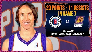 Steve Nash eliminate Clippers with 29pts 11ast (MVP Performance) - Clippers at Suns - WCSF Game 7