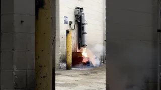 Another Hybrid Rocket Motor Test