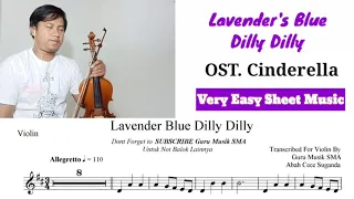 [Free Sheet] Lavender's Blue - OST. Cinderella || Very Easy Sheet Music