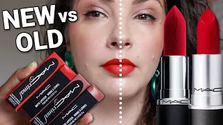 NEW MACximal Matte Lipstick vs the old Matte Lipstick formula