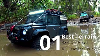 Singapore Best Terrain for RC Crawler Truck 4x4 Off Road Muddy Water Trail RC Crawler Extreme