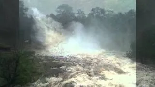 August 11 2011 Ingleton Waterfalls & River Greta on Full Flood