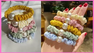 Cómo hacer un Scrunchie de Tela/Coleteros para el Cabello/Laço de Cabelo