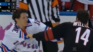 Ryan Strome vs Justin Williams Aug 1, 2020