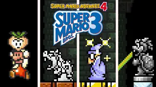 SUPER MARIO ADVANCE 4 - All Fortresses & Castles (e-Reader Levels Included)