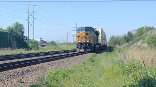 CSX #5408 GE ES40DC spending the afternoon on CSX and NS lines