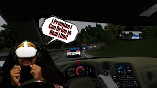 This Didn't Go As Planned!! / First Time Driving in VR! / Assetto Corsa - Meta Quest 2