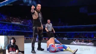 WWE Smackdown 30/10 2017 Baron Corbin vs Sin Cara