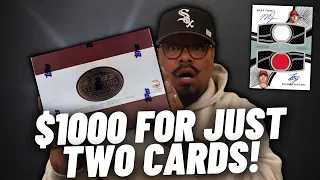RISKING IT FOR THE BISCUIT! Opening Up A 2023 Topps Sterling Baseball Hobby Box! $1K For TWO Cards!