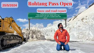 Rohtang Pass Open for May-June: Snow Activities, Clear Roads, and Manali Weather Update #rohtang