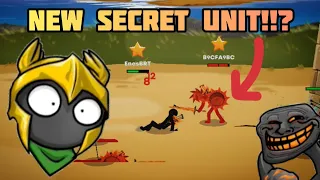 Stick War 3 New Secret Unit Found? Some Hackers Uses Different Skins In Stick War 3 Ranked Battle