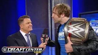 WWE Champion Dean Ambrose (SmackDown) reagiert auf den WWE Draft, 19. Juli 2016