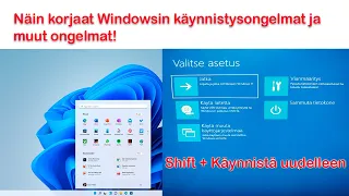 Näin korjaat Windowsin käynnistysongelmat