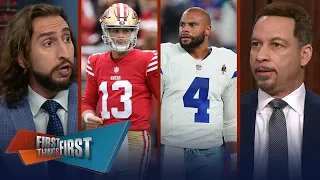 49ers host Cowboys: Parsons calls Purdy ‘real deal’ & Niners SB bound? | NFL | FIRST THINGS FIRST