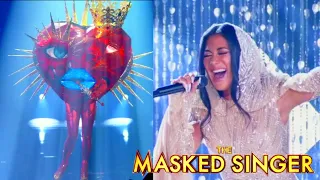 Nicole Scherzinger Rock Out With Queen of Hearts - Masked Singer