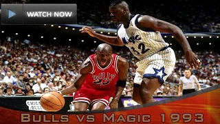 Michael Jordan vs Shaquille O'Neal - First Meeting Game Full Highlights (1993)