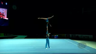 Azerbaijan 1 (AZE) - 2018 Acrobatic Worlds, Antwerpen (BEL) - Combined  Mixed Pair